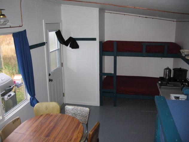 Beds and dining table